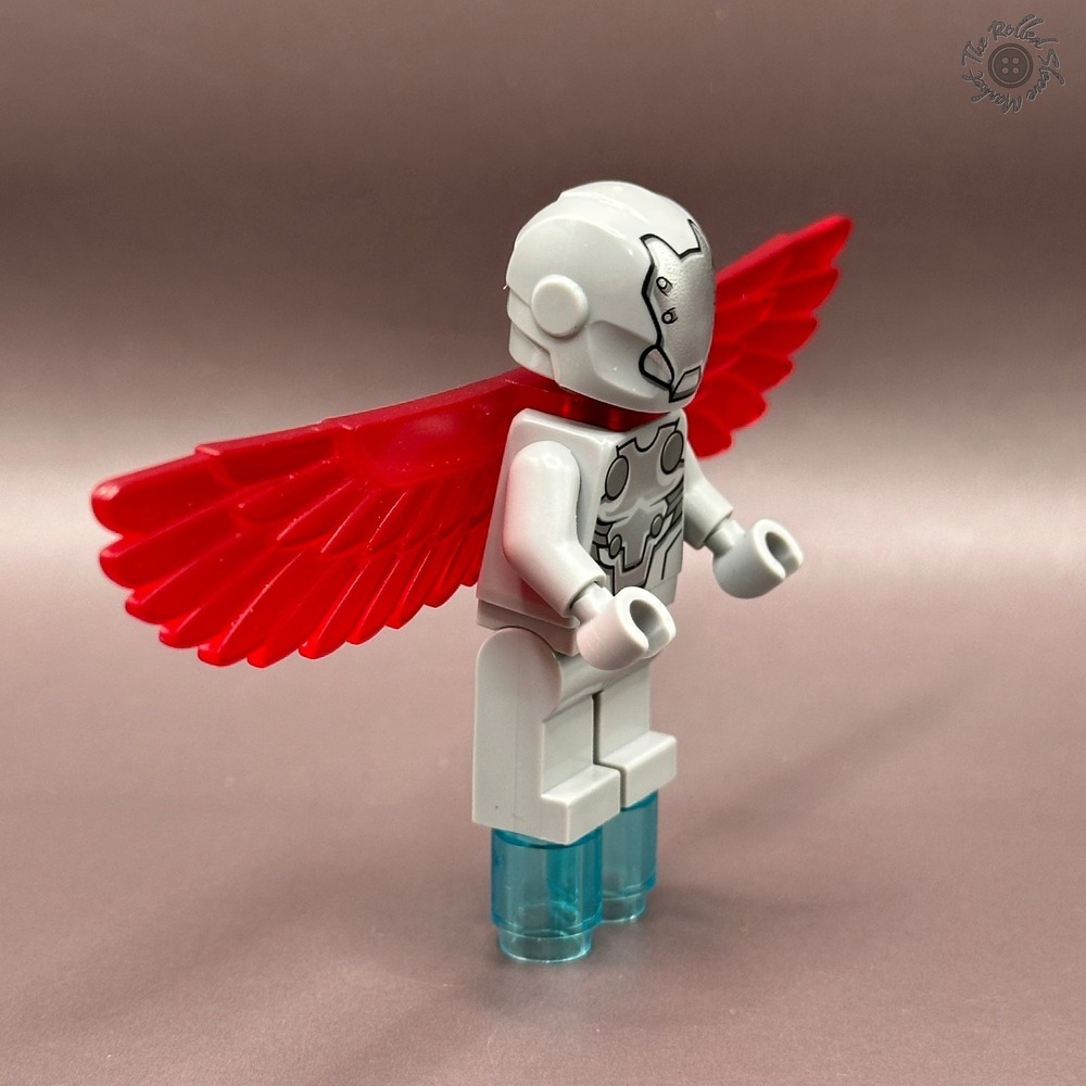 LEGO Minifigure Super-Adaptoid SH0366 76076 Marvel Captain America w/ Wings - Picture 4 of 9